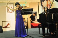 大上海时代广场举办王之炅小提琴音乐会 优德88钢琴赞助 